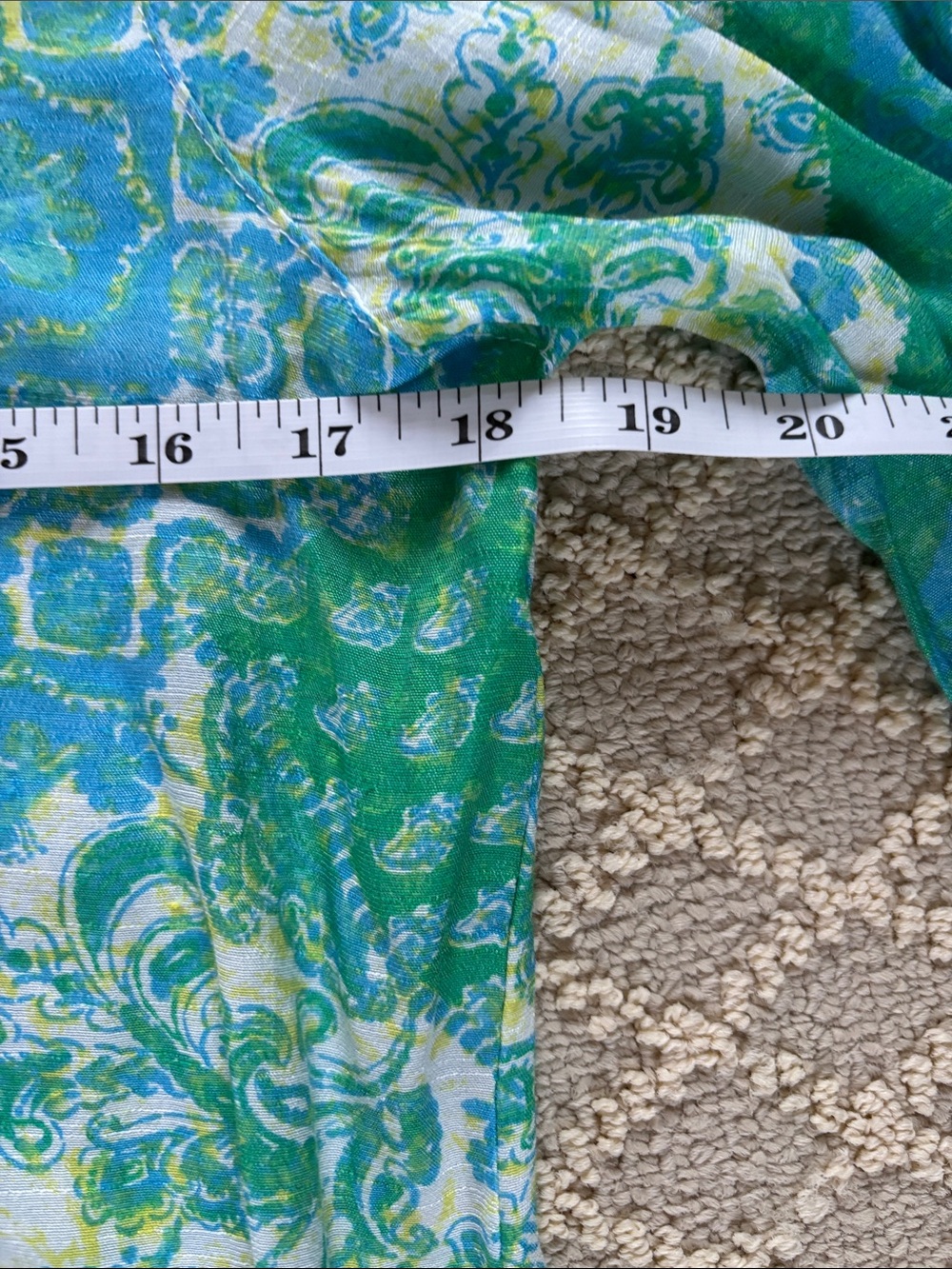 Ruby Rd Printed Button-Up Tunic Blouse - Picture 6 of 12